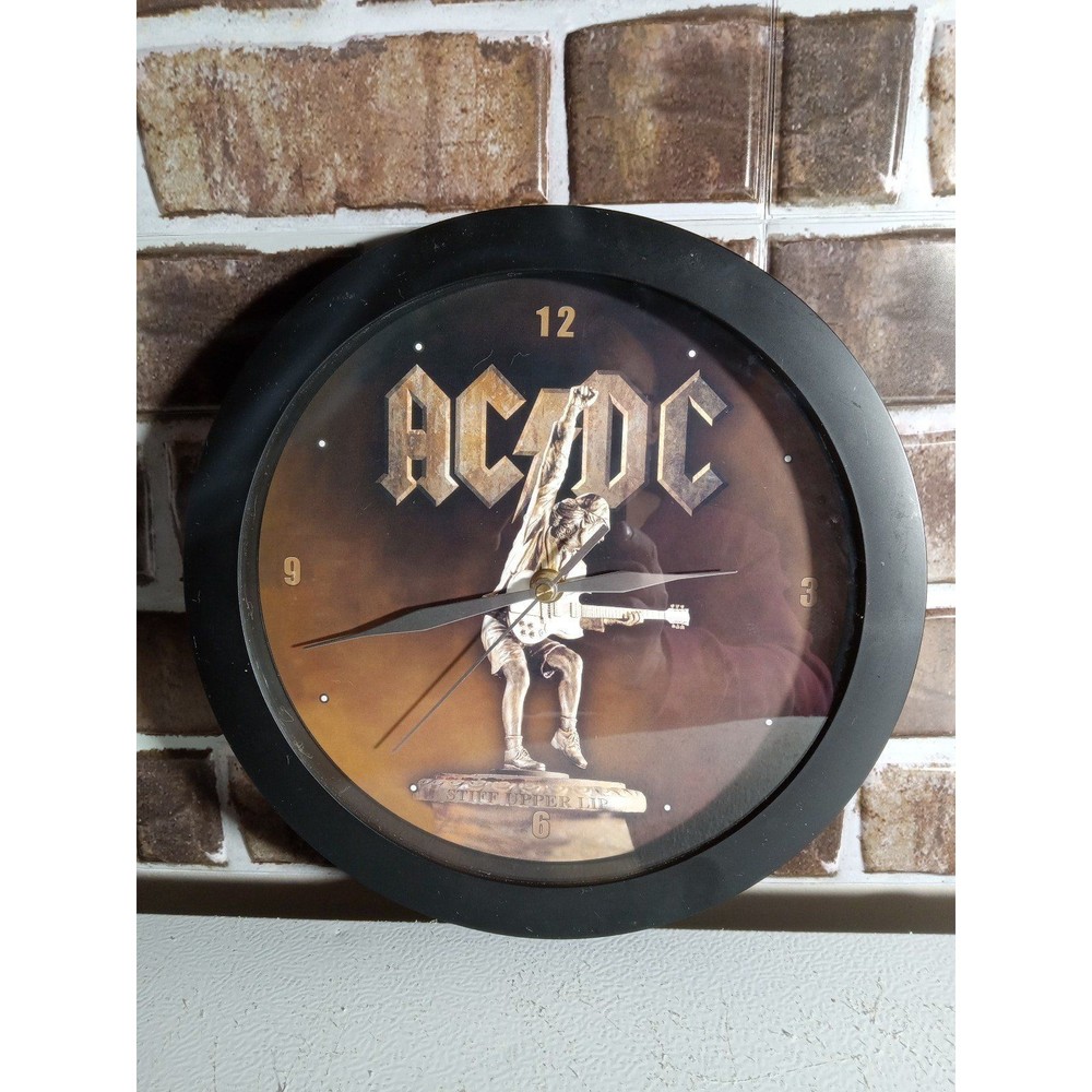 AC/DC Clock Stiff Upper Lip RARE Wall Clock